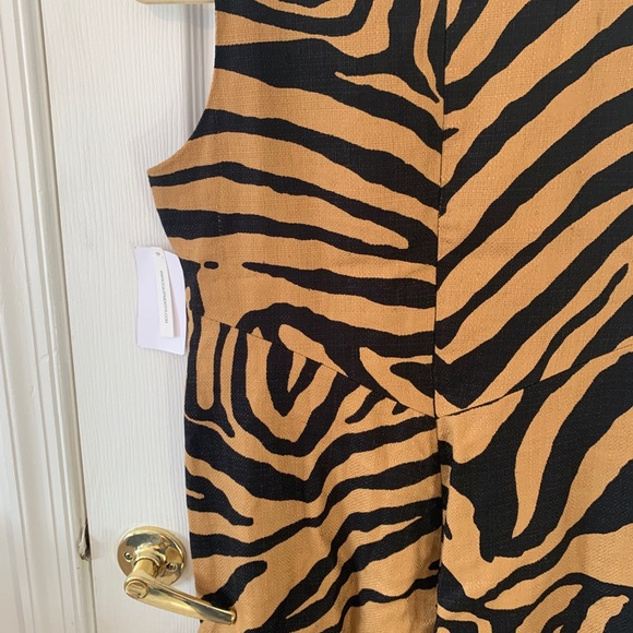NWT Equipment tiger printed mid length jada dress - Picture 11 of 12